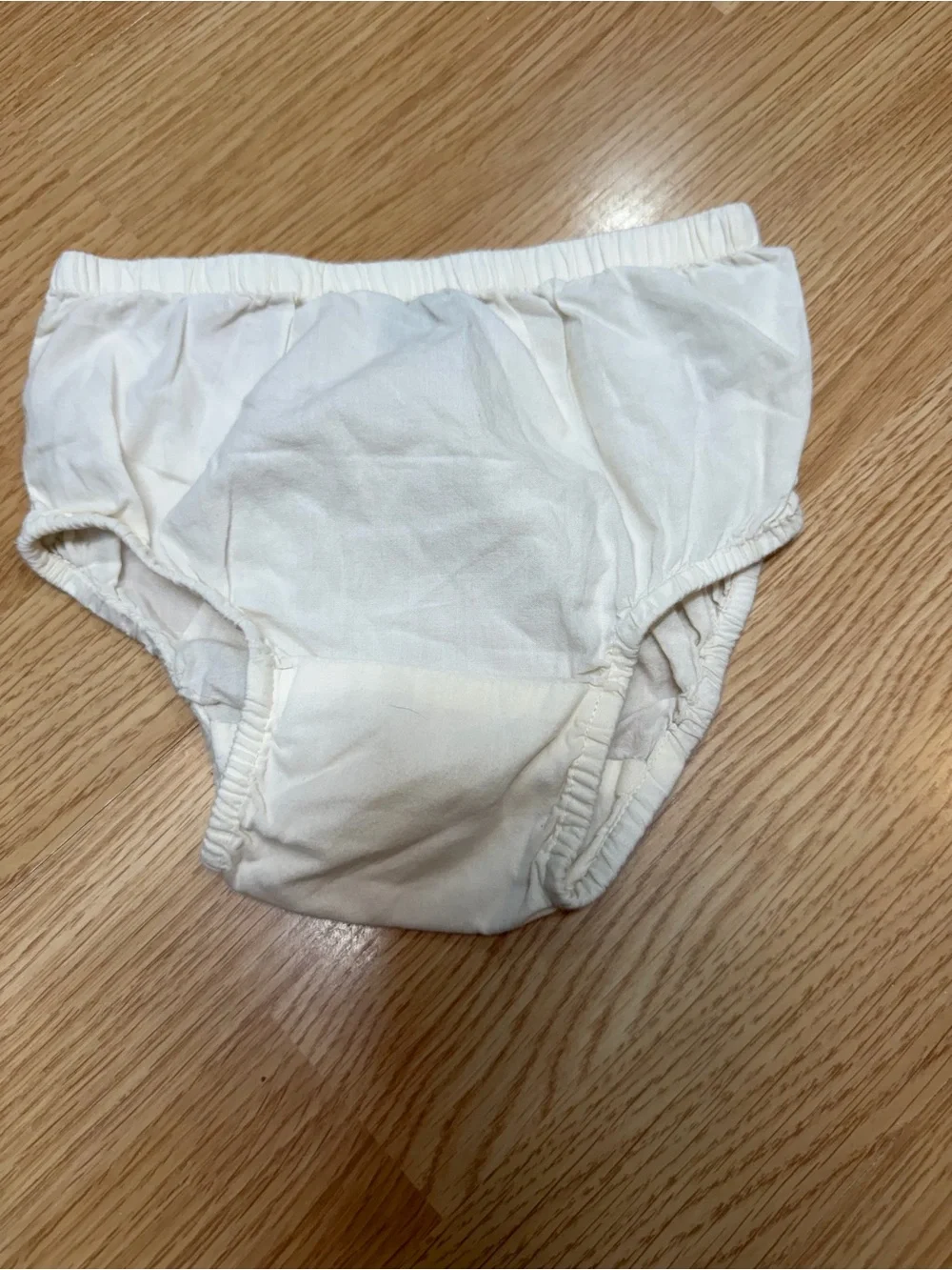 babyGap White Cotton Baby Bloomers Diaper Cover Elastic Waist 12-18 Months